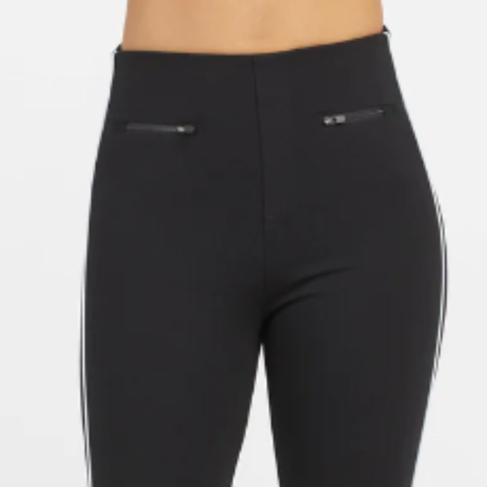 NWT! Spanx The Perfect Pant, Ankle Piped Skinny Classic Black 2X/2TG - Picture 6 of 8